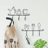 Shabby Chic Metal Wall Door Key Hooks Coat Hooks Bathroom Kitchen Bedroom Hanger