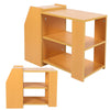 Bedside Table Side End Cabinet With Shelves Unit Storage Bedroom Nightstand