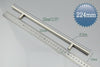 Door Kitchen Handles Cabinet Cupboard Drawer Handle Pull T Bar Uk Brushed Steel