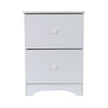 Assemble Storage Cabinet Bedroom Bedside Locker Single Drawer Bedside Table