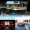 4.3'' HD Dual Lens Car DVR Dash Cam Front and Rear Mirror Camera Video Recorder