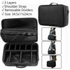 Professional Large Make Up Box Vanity Case Cosmetic Nail Art Travel Beauty Bag