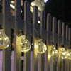 25FT Outdoor Lights 30 Solar Power Bulb String Lights Garden Party Fairy Lights