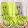 Garden Rattan Hanging Egg Chair Cushion Indoor Outdoor Detached Pads Swing Chair