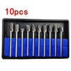 Carbide Burr Die Grinding Shank Tungsten Rotary Drill Set Metal CarvingBit Tool.