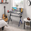 Gaming Computer office Desk Table with Cup Holder & Headphone Hook Ergonomic UK