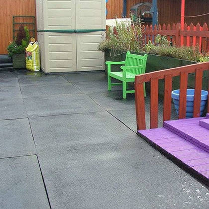 Heavy Duty Black Rubber Gym Mat Commercial Flooring Tiles Floor Protect Non-Slip