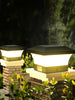LED Solar Powered Deck Post Light Garden Cap Landscape Outdoor Fence Lights Lamp