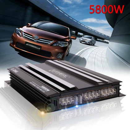 4-Channel 5800W Car Power Amplifier Stereo Audio Super Bass Subwoofer UK