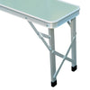3pc Picnic Table Bench Set Foldable Portable Outdoor Garden BBQ Aluminum Alloy