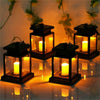 LED Solar Powered Hanging Lantern Lights Waterproof Outdoor Garden Table Lamp UK