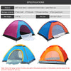 3-Person Instant Spring Tent Waterproof Camping Outdoor Family Hiking Shelter