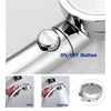 3 In 1 High Pressure Showerhead Handheld Shower Head with ON/Off Pause Chrome