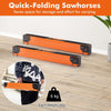 2 Pack Folding Saw Horses Compact Power Tools Workhorse Non-slip Pads & Surface