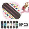 UK 6pcs Reusable Washable Bamboo Cloth Eco Sanitary Towels