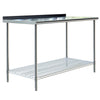 High Quality Kitchen Table Worktop Work Bench Catering Backplash Stainless Steel
