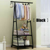 Heavy Duty Clothes Rail Rack Storage Shelf Garment Display Hanging Stand +Wheel