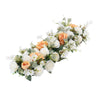 Artificial Silk Peony Flower Row Wall Table Panel Wedding Supply Background Deco