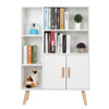 Modern Corner Bookshelf Cupboard Display Cabinet Bookcase Shelving Unit Home UK