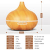 550ML Aroma Aromatherapy Diffuser LED Oil Ultrasonic Air Humidifier Purifier UK