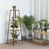 77/97/117cm Tall Bamboo Plant Stand Flower Pot Display Rack Shelf Indoor Outdoor