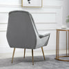 Occasional Chair Accent Chair High Back Armchair Sofa Bedroom Living Room Grey