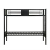 Metal Bunk Beds 2 x 3 FT Bed Frame Single High Sleeper Bedroom Furniture New