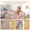 3 in 1 Baby Crib Bassinet Bed Infant Changing Table Foldable Toddler Playpen