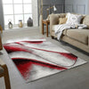 MODERN DESIGN RUG RED GREY SOFT LARGE LIVING ROOM FLOOR BEDROOM CARPET RUGS