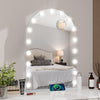 Hollywood Vanity Make Up Mirror with Lights 18-LED Tabletop Wall Metal 80x62cm