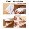 Self Adhesive Under Desk Table Drawer Tray Pencil Organizer Hidden Storage Box