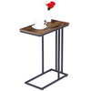 C Shaped End Table Sofa Side Table Coffee Table Wooden Living Room