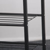 5 Layers Shoe Rack Storage Shelf Organizer Footwear Metal Mesh Shelves Stand UK