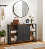 Industrial Storage Sideboard Rustic Metal Console Table Vintage Cabinet Unit