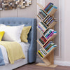 Tree Desktop Bookshelf Desk Bookcase Display Book Rack 3 Tier Organizer Storage