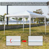 Gazebo Marquee Party Tent No Sides Waterproof Garden Patio Outdoor Canopy 3x3m
