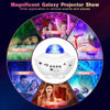 USB Galaxy Star Projector Light Kids LED Starry Sky Night Lamp with Ocean Wave