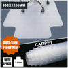 Non Slip Office Chair Desk Mat Floor Computer Carpet Protector PVC Plastic Clear