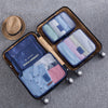 6PCS Luggage Organiser Suitcase Waterproof Storage Bags Packing Travel Cubes UK