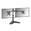 VonHaus Dual Monitor Stand - Double Arm Desk Mount for 13-32 Inch VESA Screens