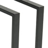 2PC Metal Industrial Table Legs Square for Bench Coffee Table Furniture Holders
