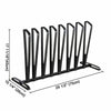 4 Pairs Boot Shoe Rack Welly Holder Stand Storage Wellington Display Organiser