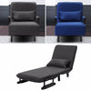 Fold Out Sofa Bed Armchair Recliner Guest Single Sleeper Lounge Chair Adjustable