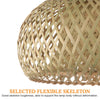 Bamboo Pendant Light Chandelier Fixture Droplight for Room Ornament Decor UK