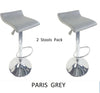 2 x GREY EXECUTIVE GAS LIFT BAR STOOLS, BREAKFAST KITCHEN BAR ETC, 6 DESIGNS