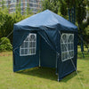 Pop-up Gazebo 3x3M 2x2M Heavy Duty Canopy Garden Party Tent Waterproof w/Sides