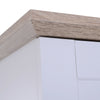 172cm Wooden Storage Cabinet Cupboard With 2 Doors 4 Shelves White Pantry Closet
