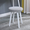 Scandinavian 3 Drawer Dressing Table Set Vanity Makeup Desk Stool Mirror Bedroom