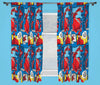 Official Licensed Character Pleated Curtains 54" or 72" Drop Kids Boys Girls