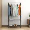 Clothes Rail Hanging Coat Stand Wardrobe Shoe Rack Shelf Storage Organizer DIY